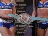 El título por el que pelearán Floyd Mayweather y Conor McGregor se va a denominar Cinturón del dinero. La correa, de 1,5 kilogramos de oro, está compuesto por 3.360 diamantes, 600 zafiros, 160 esmeraldas y cuero de piel de cocodrilo.