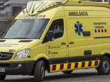Ambulancia del SEM en Barcelona.