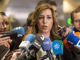 Susana Díaz destaca que Andalucía lidera el descenso del paro: "Hay que seguir creando empleo y de calidad"