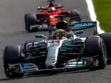 Hamilton, seguido de cerca por Vettel en Spa.