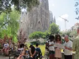 Barcelona estudiará los flujos de visitantes en el entorno de la Sagrada Familia