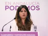 Teresa Rodríguez dice que Susana Díaz pasea "su desidia" por el Parlamento, sin "interés" por quedarse en Andalucía