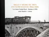 Gallardo reivindica un tren "digno" para Extremadura en un libro sobre la historia de este transporte en la región