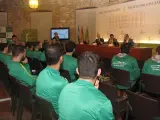 Diputación acoge el acuerdo por el que la Caja Rural pasa a ser sponsor del Jaén Paraíso Interior