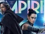 'Star Wars: Los últimos Jedi' - Luke Skywalker y Rey, juntos en la portada de 'Empire'