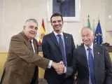 Diputación, Ayuntamiento de Almería y Colegio de Abogados renuevan convenio de intermediación hipotecaria