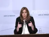 Susana Díaz afirma que no le queda "más remedio" que respetar la posición de PSOE sobre CETA
