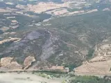El incendio de Graus ha afectado a 43 hectáreas arboladas.