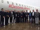 Bautizado el avión que promocionará el Año Jubilar Lebaniego por España y "toda Europa"