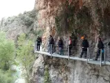 El sendero GR1 amplía su recorrido con un nuevo tramo entre Alquézar y Asque