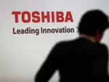 Logo de Toshiba. AFP