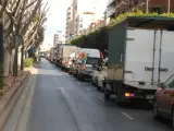 Caravana de 600 vehículos protesta por la "debilidad" de agricultores y consumidores frente a la distribución