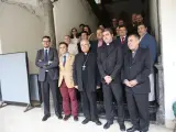 El obispo de Córdoba recibe a los profesionales de los medios de comunicación