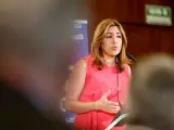 Susana Díaz: "No voy a ser opinadora de cada acto de Pedro Sánchez, sino que voy a ser leal colaboradora"
