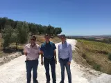 Diputación entrega las obras en diversos caminos rurales de Palenciana y La Guijarrosa