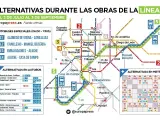 Arranca este lunes el cierre de la L5 de Metro de Madrid con 4 lanzaderas y refuerzo de líneas de suburbano y EMT
