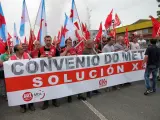 La reunión de mediación del metal de A Coruña transcurre con algunos avances pero este martes habrá huelga