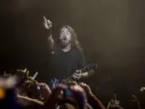 Dave Grohl, líder de Foo Fighters, en el concierto en Barcelona el pasado domingo.