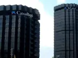 Sede de la Caixa con el logotipo de CaixaBank