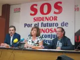 USO lanza un SOS ante el "preocupante" futuro de Sidenor y la "grave" situación en Reinosa, con la producción al 50%