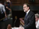 (Ampl.) Rajoy se compromete a convocar el Pacto de Toledo antes de fin de año y a los interlocutores sociales