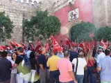 Nueva protesta de los trabajadores del Alcázar pero "con margen de confianza" por parte de UGT