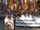 CC.OO. y UGT reivindican la Catalunya social y se comprometen con el derecho a decidir
