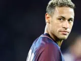 El futbolista brasileño Neymar Jr. en un partido con el París Saint-Germain.