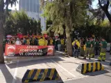 Empleados de Agencia de Medio Ambiente se concentran en las delegaciones pidiendo inclusión en el convenio de laborales