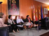 El presidente de la ONG Monegros con Nicaragua visita la Diputación de Huesca