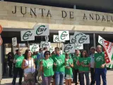 UGT, CCOO y CSIF convocan concentraciones este martes en las provincias andaluzas a favor de la jornada de 35 horas