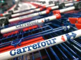 Carros de la compra de Carrefour.