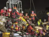 La UME rescata el cuerpo sin vida de Jorge Gómez tras el terremoto en México.