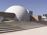 Vista exterior del Planetario de Madrid.