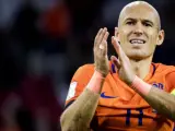 El jugador de la selección de Holanda Arjen Robben.