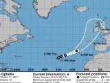 Llega a Galicia el huracán 'Ophelia' reconvertido en borrasca.