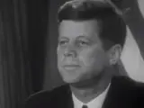 Kennedy, el día de su discurso sobre los misiles soviéticos en Cuba.