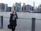 La escritora Julia Navarro en Nueva York