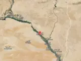 Ubicación de Deir al Zur, en Siria.