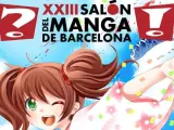 Cartel del XXIII Salón del Manga de Barcelona.