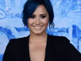 La actriz de Disney Demi Lovato en la premiere de 'Frozen'.