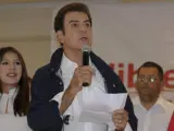 El candidato Salvador Narssalla, después de las elecciones en Honduras.