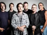 Imagen promocional del grupo Pearl Jam.