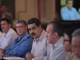 El presidente venezolano, Nicolás Maduro, en un acto de gobierno en Caracas (Venezuela).