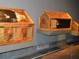 Cajas sepulcrales originarias de Sijena del Museu de Lleida