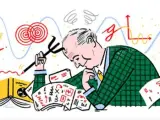 <p>Doodle de Google dedicado al matemático y físico Max Born.</p>