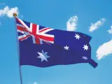 La bandera de Australia.