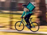 Un repartido de Deliveroo.