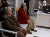 Antonio Ramón Teijelo y María Victoria Gómez Méndez, durante el juicio contra ellos en la Audiencia Nacional.