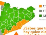 Tabarnia, la comarca costera que se quiere independizar de Cataluña.